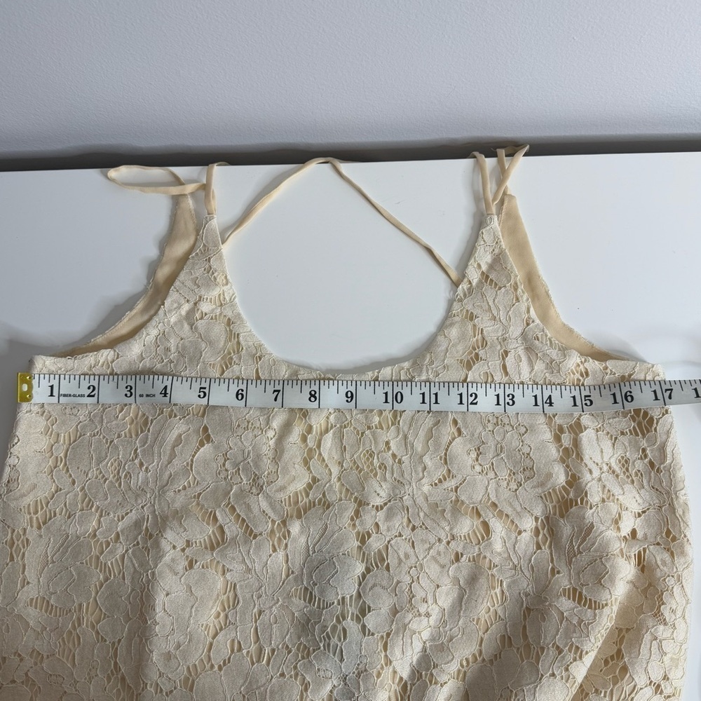 Chaser - Lace Overlay Top- Cream - NWT Small - Picture 7 of 7
